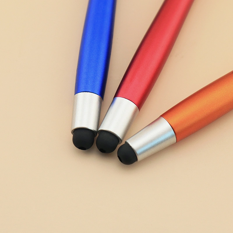 Cheap plastic office and school tip stylus ballpoint pen