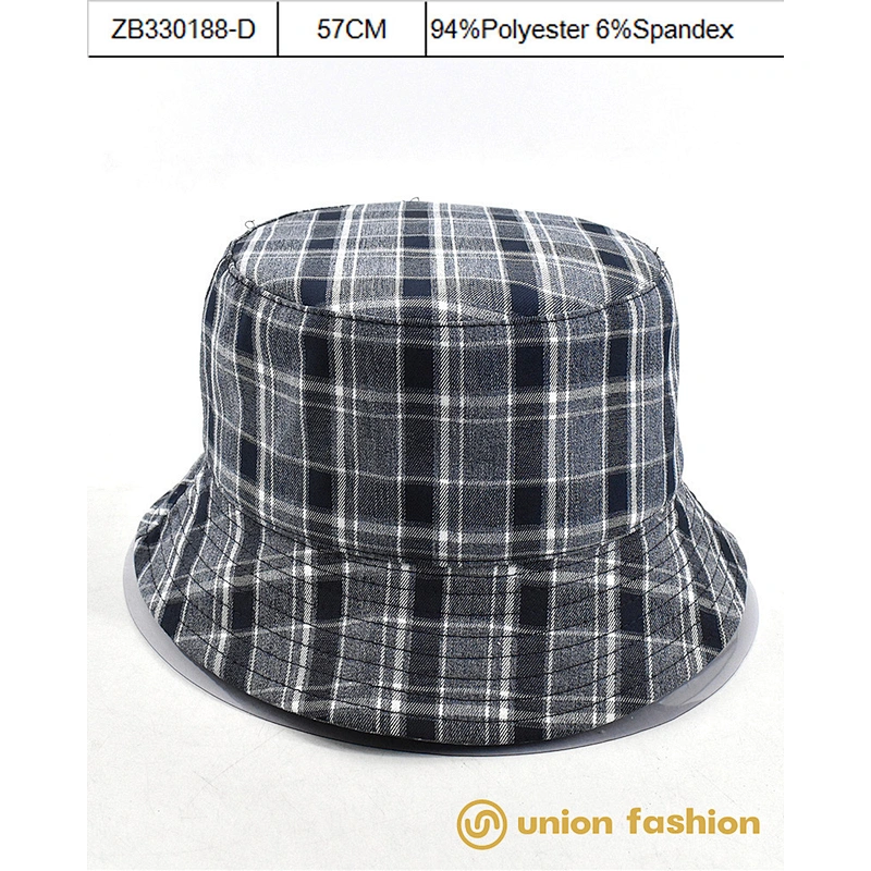 Wholesale unisex custom embroidery logo cotton travel solid outdoor flat top wide brim kids fisherman bucket hat cap