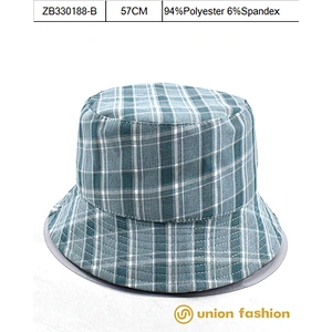 Wholesale unisex custom embroidery logo cotton travel solid outdoor flat top wide brim kids fisherman bucket hat cap