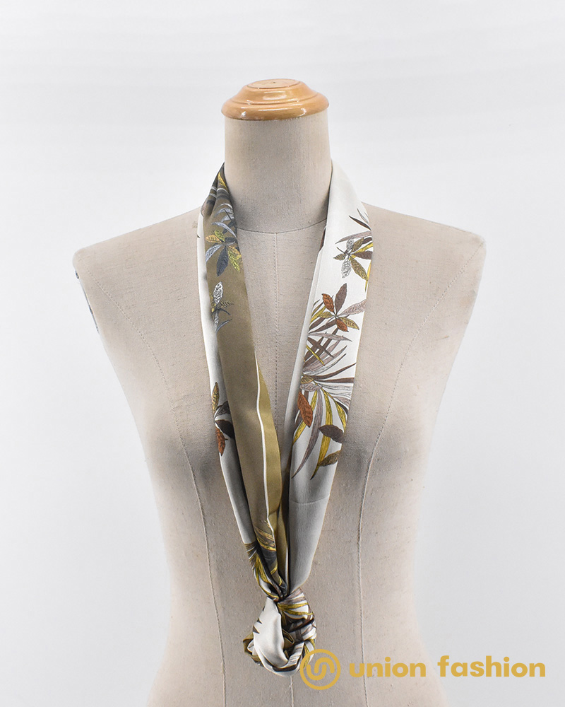 Hot Sale Ladies Elegant Scarves 100% Silk Scarf Custom Printing Fashion Silk Scarves