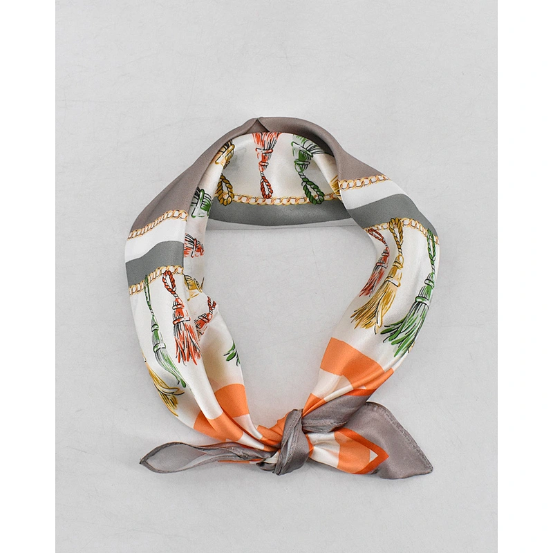 Hot Sale Ladies Elegant Scarves 100% Silk Scarf Custom Printing Fashion Silk Scarves