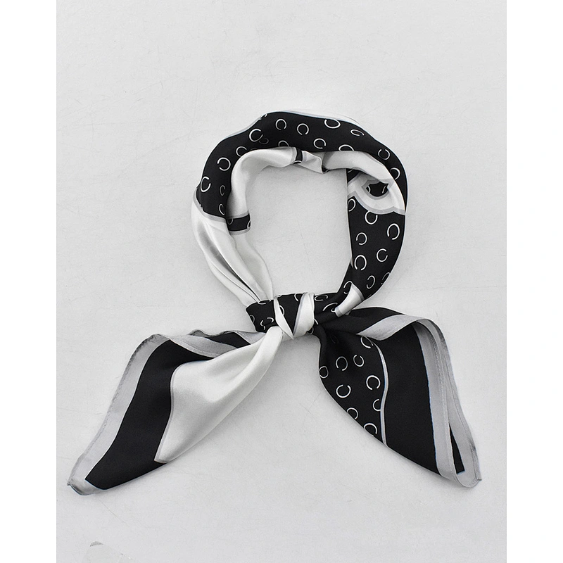 Hot Sale Ladies Elegant Scarves 100% Silk Scarf Custom Printing Fashion Silk Scarves