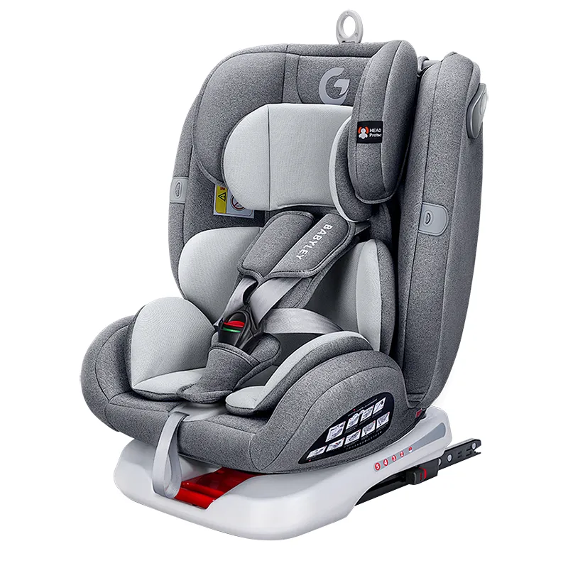 customized logo color ECE R44/04 baby car seat 0-36kg 360 degrees rotate kids children growning safety seat in car