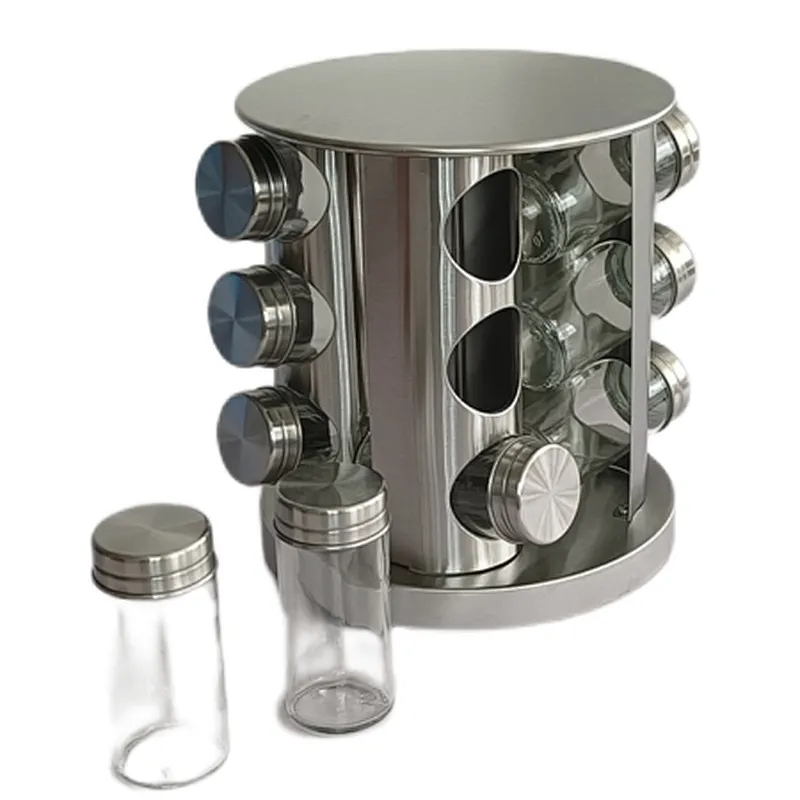 spice containers glass set, spice containers glass set 12pcs, spice containers glass