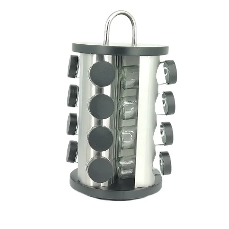 spice rack 16 piece, spice jar and rack set, spice jar set,