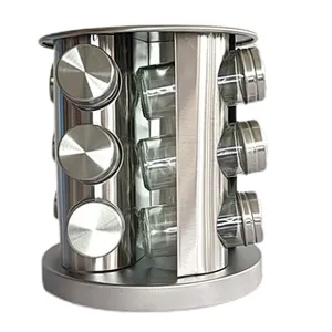 spice containers glass set, spice containers glass set 12pcs, spice containers glass