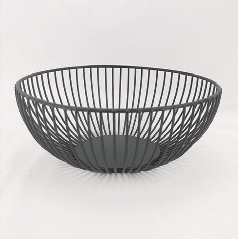 Fruit Basket, Powder Color Coated, Matt Black,