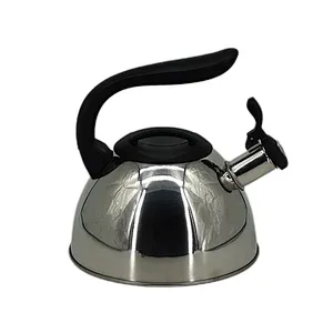 Stainless Steel Whistling Kettle, House and home Tea Pot Kettle Kitchenware, Brushed Steel, Induction function, Stovetops, Silver, Food Grade cooker, Modern Design