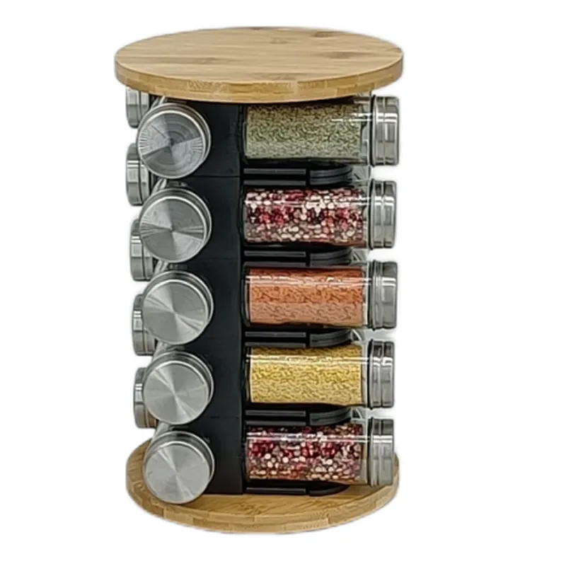 glass jar spice set, glass jar spice set 20pcs, glass jar spice 20pcs