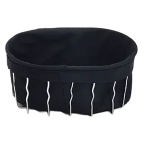 Metal with Fabric insert Mondern Bread Basket Stainless Steel, Size: 22x 10x Hight 10cm,28x 19x Hight 10cm,32x 11x Hight 10cm