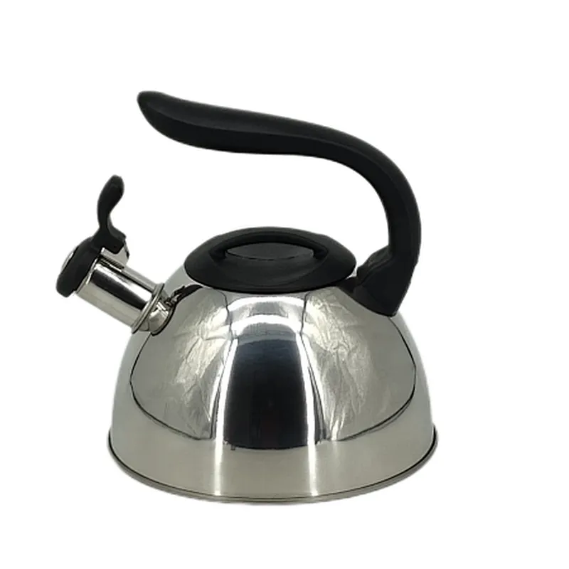 Stainless Steel Whistling Kettle, House and home Tea Pot Kettle Kitchenware, Brushed Steel, Induction function, Stovetops, Silver, Food Grade cooker, Modern Design