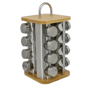 16pc spice rack, spice rack set, spice jar set,