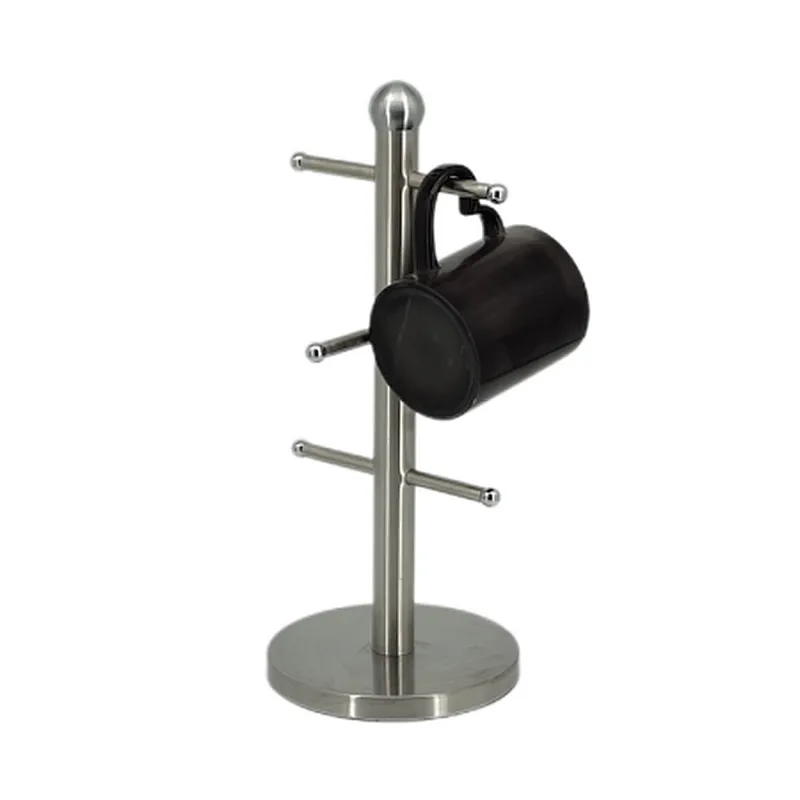 Steel Mug Holder Tree，Wine Glasses Rack, Diversified European Large SizeStand, Iron Mugs & Tea & Coffee Cup Storage Rack With Hooks, Counter Bar Accessory & Kitchen Countertop Organizer
