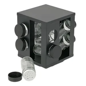 spice rack set glass, spice rack set glass 8pcs, spice rack set glass metal