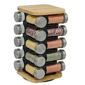 glass spice container set, glass spice container set 12pcs, spice container set