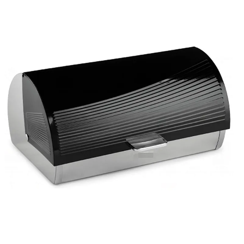 Roll top , Stainless Steel body Bread Bin , Color Coated, Diamond Decor