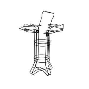 Countertop Wine Rack, Wine Storage Holder, Freestanding Metal Tabletop Stand with Modern Design, Simple Wine Bottle Holder For Kitchen And Home Decor, Glasses holder