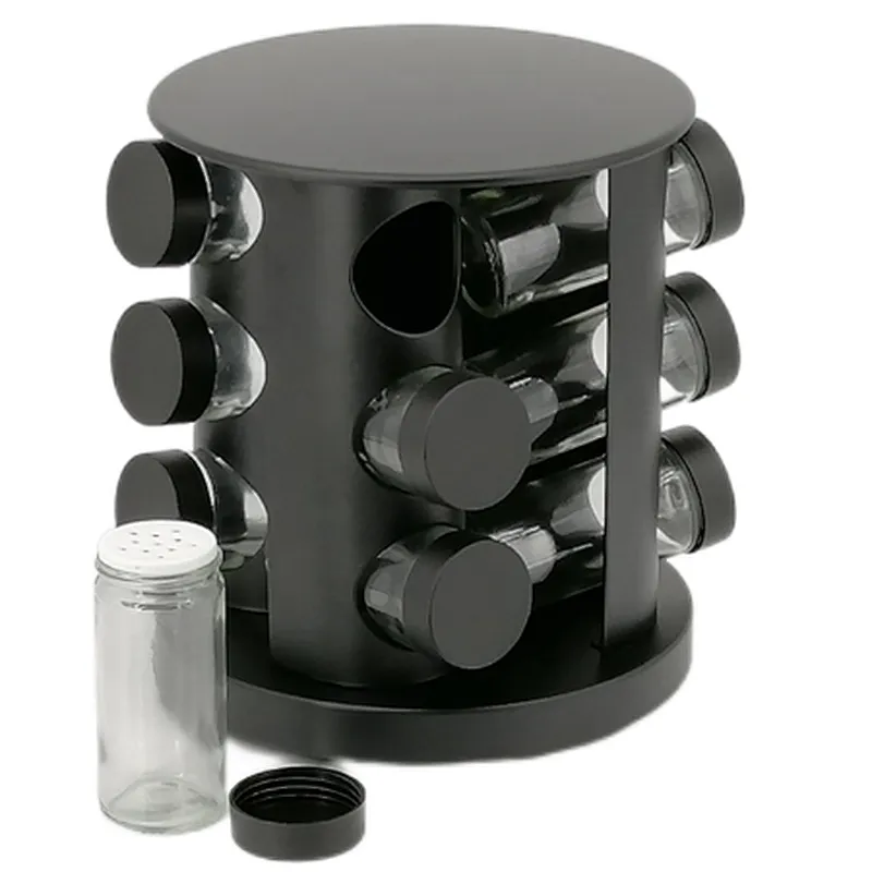 glass spice set, glass spice set 12pcs, glass spice 12pcs