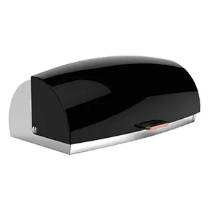 Barrel Shape American Style Customized Stainless Steel body Bread Bin , Color Coated, Diamond Decor