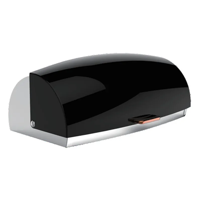 Barrel Shape American Style Customized Stainless Steel body Bread Bin , Color Coated, Diamond Decor