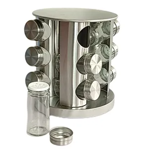 spice containers glass set, spice containers glass set 12pcs, spice containers glass