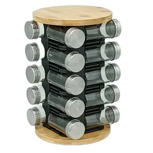 glass jar spice set, glass jar spice set 20pcs, glass jar spice 20pcs