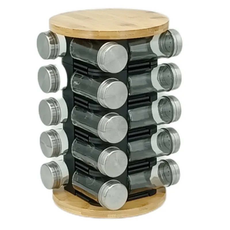 glass jar spice set, glass jar spice set 20pcs, glass jar spice 20pcs