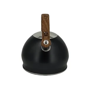 Stainless Steel Whistling Kettle, Water Bottle Tea Pot Kitchenware, Heat-proof Wooden Handle, Induction function, Stovetops, Enamel, Any color, Food Grade cooker, High Quality