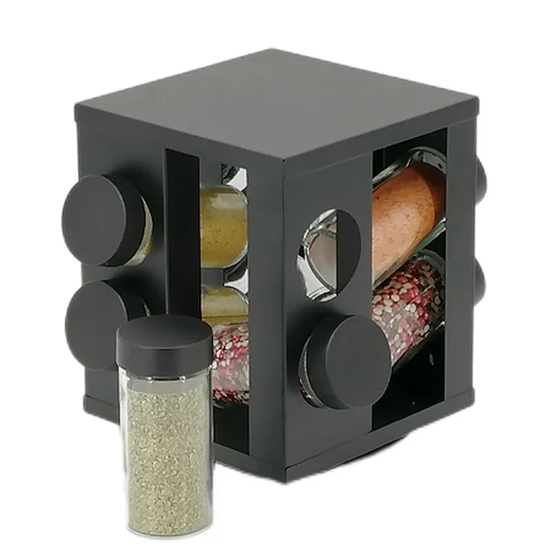 spice rack set glass, spice rack set glass 8pcs, spice rack set glass metal