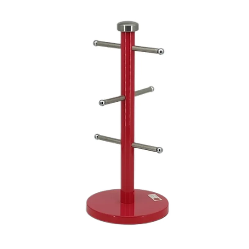 Steel Mug Holder Tree, Diversified European Large SizeStand, Iron Mugs & Tea & Coffee Cup Storage Rack With Hooks, Counter Bar Accessory & Kitchen Countertop Organizer