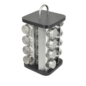 spice rack 16 pc jar set