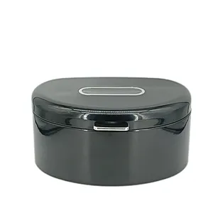 Kitchen Bread Bin, Storage basket, Food case 2022, Carbon Steel, Bamboo Lid, Rectangle, Modern Designe, White Black Grey, Any Color