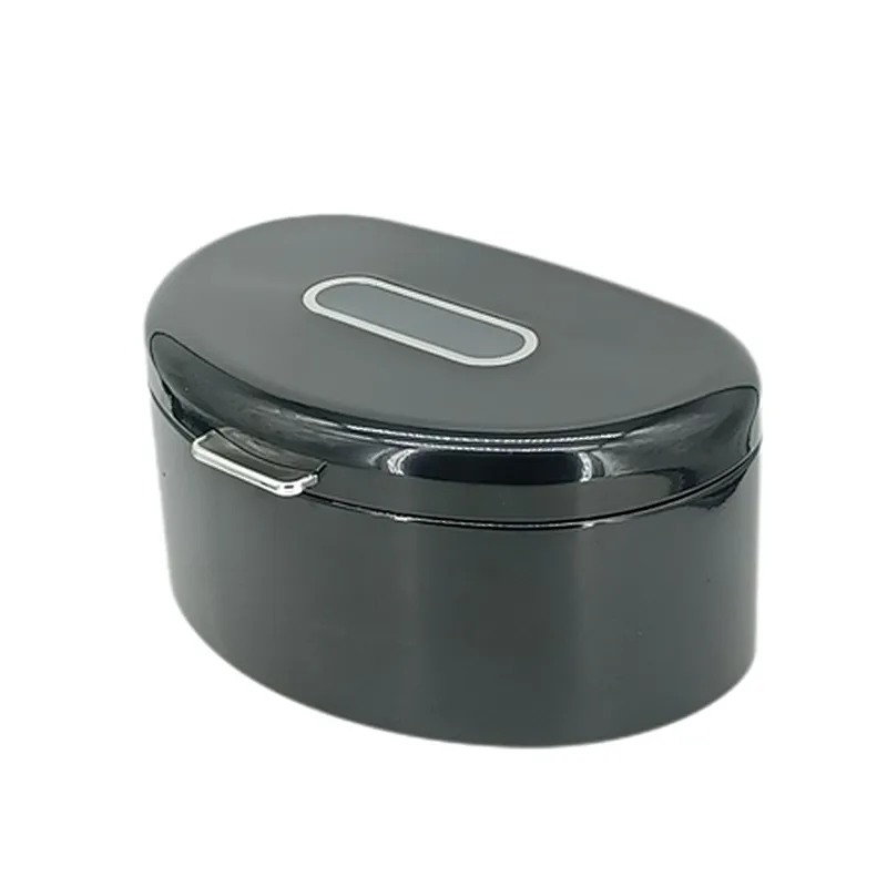 Kitchen Bread Bin, Storage basket, Food case 2022, Carbon Steel, Bamboo Lid, Rectangle, Modern Designe, White Black Grey, Any Color