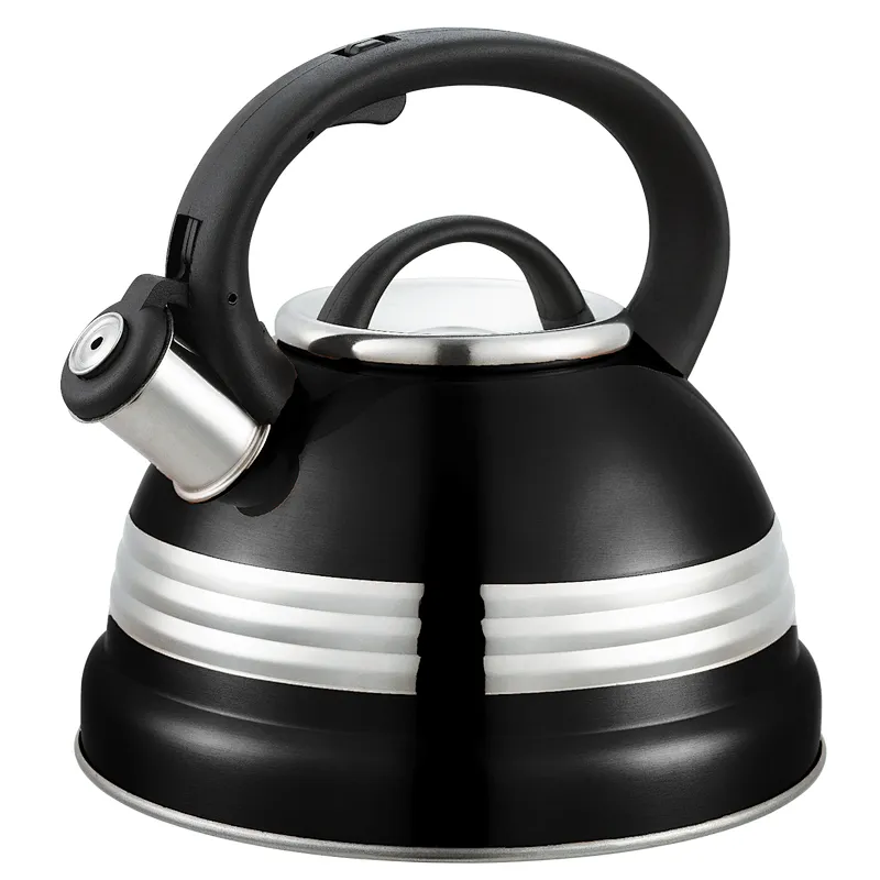 Stainless Steel Whistling Kettle, Water Bottle Tea Pot Kitchenware, Heat-proof Wooden Handle, Induction function, Stovetops, Enamel, Any color, Food Grade cooker, High Quality