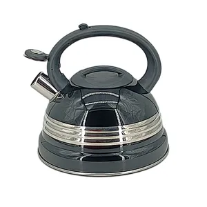 Stainless Steel Whistling Kettle, Water Bottle Tea Pot Kitchenware, Heat-proof Wooden Handle, Induction function, Stovetops, Enamel, Any color, Food Grade cooker, High Quality