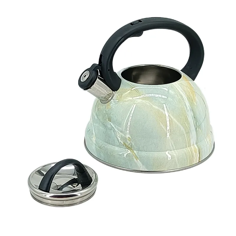 Stainless Steel Whistling Kettle, Water Bottle Tea Pot Kitchenware, Heat-proof Wooden Handle, Induction function, Stovetops, Enamel, Any color, Food Grade cooker, High Quality