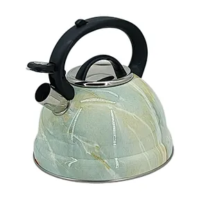 Stainless Steel Whistling Kettle, Water Bottle Tea Pot Kitchenware, Heat-proof Wooden Handle, Induction function, Stovetops, Enamel, Any color, Food Grade cooker, High Quality