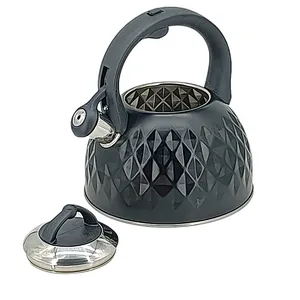 Stainless Steel Whistling Kettle, Water Bottle Tea Pot Kitchenware, Heat-proof Wooden Handle, Induction function, Stovetops, Enamel, Any color, Food Grade cooker, High Quality