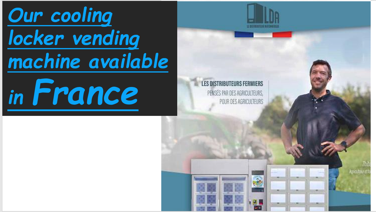 cooling locker vending machine for sale farm product, healthy food
