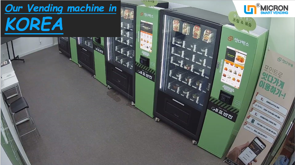 Our beer vending machine in Korea