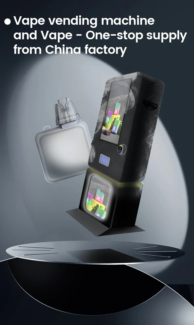 Brand New Vape Vending Machine Cigarette Dispensing with ID Verifier for Bar Club vape and vending machine one stop supply from China factory