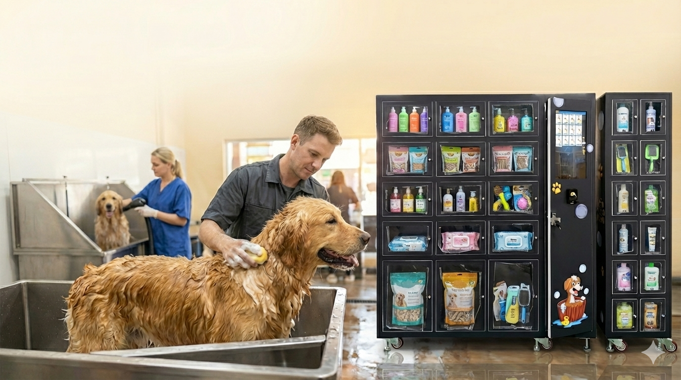 WEIMI Pet Wash Supplies Vending Machine for Pet Store