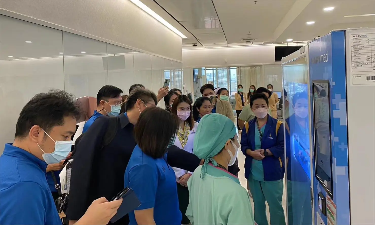 Automated Hospital Gowns Dispenser and Receiver with RFID in Thailand