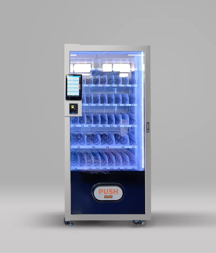 Slimline Snack Vending Machine with Card Reader for Sale