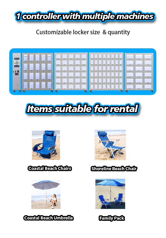 WEIMI Beach Chairs Vending Machine Scalable Capacity: Grow Your Revenue