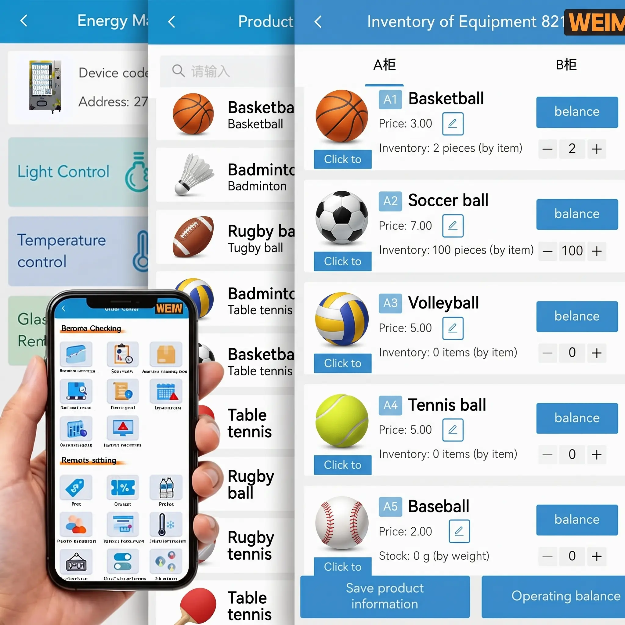 |Sports ball sales report showing sales by product