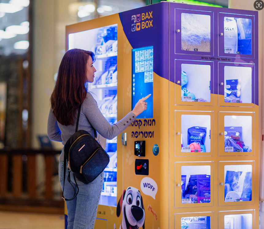 Vending machines can also sell pet products? That's crazy!