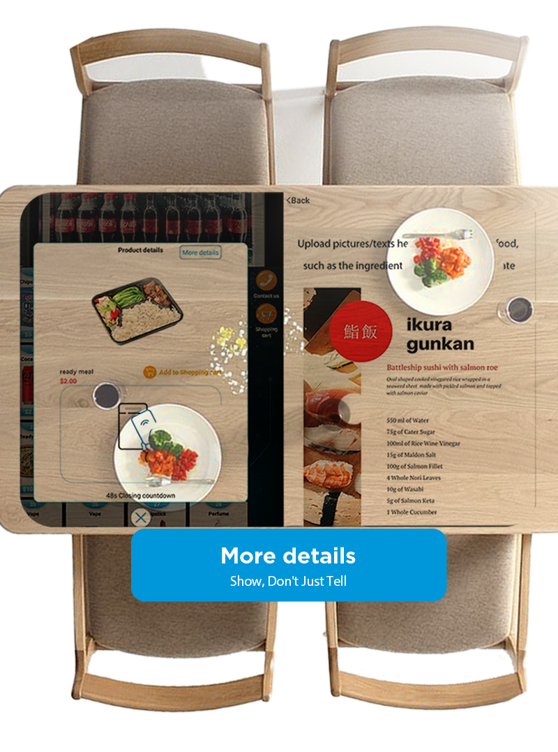 Weimi Hot Food Vending Machine with Fast Heating and Large Capacity for Hot Food and Cold Meals in Convenience Store. Details checking for no misunderstanding