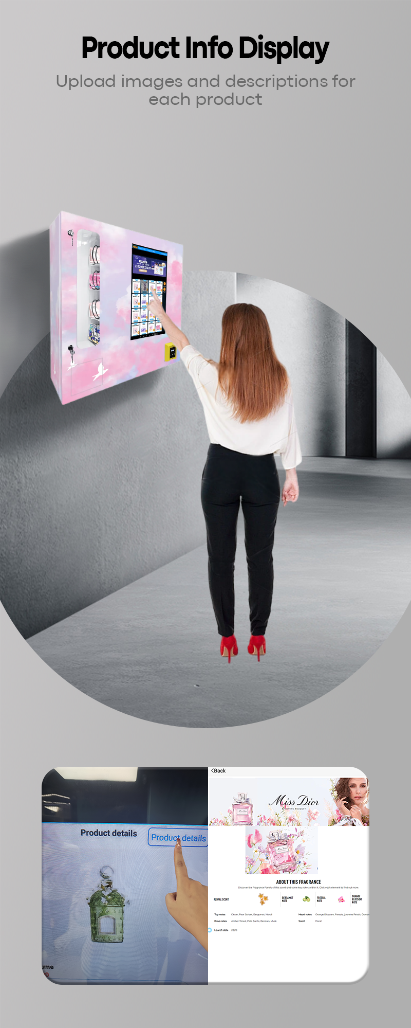 WEIMI Mini Wall-mounted Feminine Hygiene Vending Machine provides easy access to Feminine Hygiene products, such as pads, tampons and napkins... with membership system for your employees, and vending system for customers and visitors. 24/7 solve menstruation emergencies with ease.
