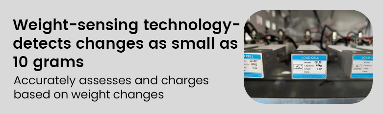 Smart Fridge Vending Machines in Sweden weigh sensing technology